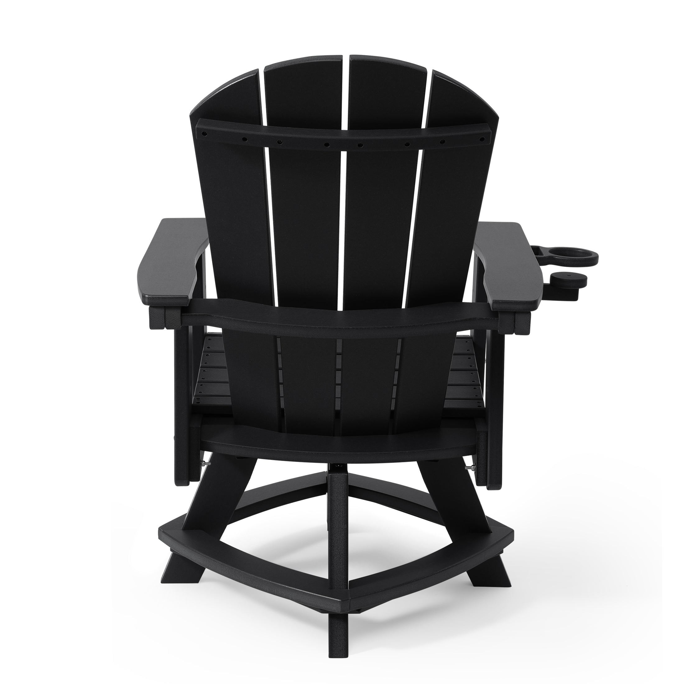Adirondack Swivel Dining Chair with Cup Holder With Cup Holder