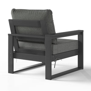 Signature All-Weather Outdoor Modular Patio Deep Seating Left Arm Chair (Left Arm Sectional Seat)