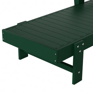 Chatham All-Weather Outdoor Adirondack Reclining Sun Lounger With Arms Rests & Wheels