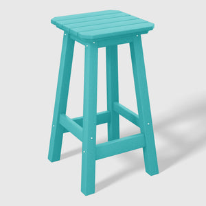 Stockholm All-Weather Outdoor Square Counter Stool (24" Seat Height)