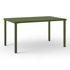 Polyform 59" x 35.4" Steel Rectangular Dining Table