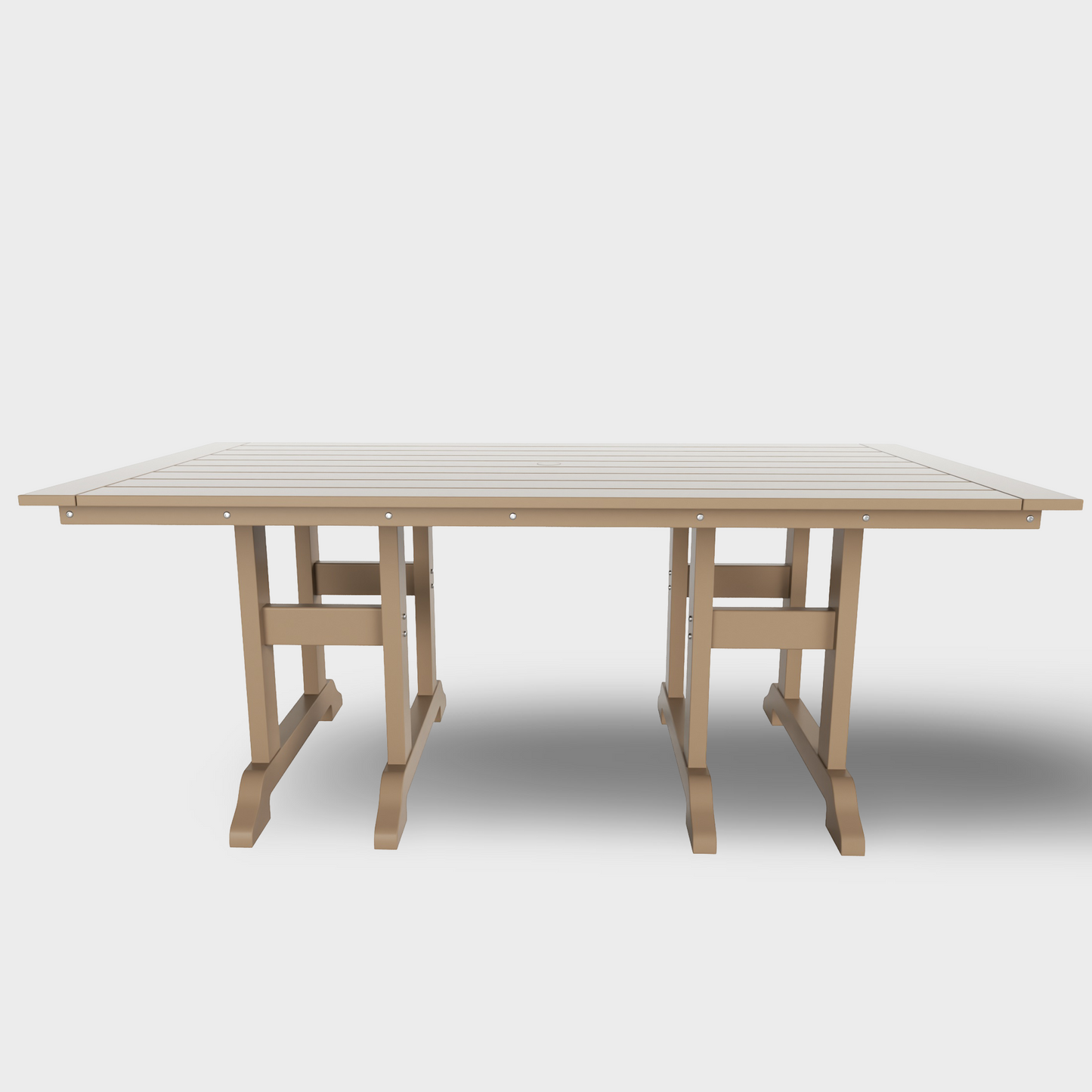 POLYTRENDS™ Tuscany All-Weather Outdoor Rectangular Dining Table (71" x 37" Top)