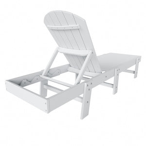 Westport Classic All-Weather Outdoor Adirondack Reclining Sun Lounger