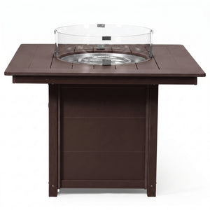 Sedona Square 42" Dining Fire Pit Table