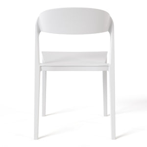 Patio Stacking Dining Side Chair (Set of 2)