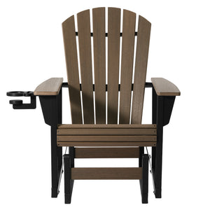 Heritage Ridge Adirondack Glider With Cup Holder