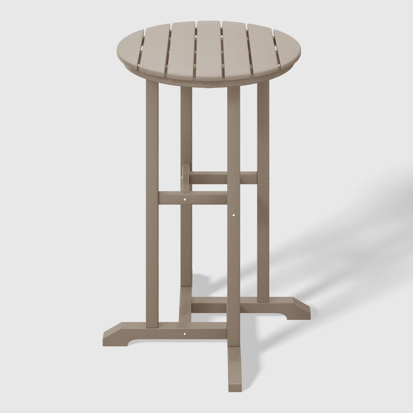POLYTRENDS™ Stockholm All-Weather Outdoor Round Counter Bistro Table (37" Height)