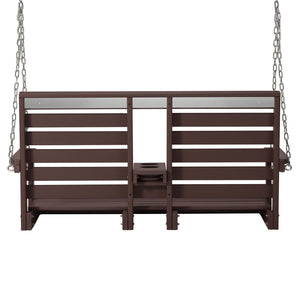 Charleston 54" Porch Swing with Folding Cup Holder