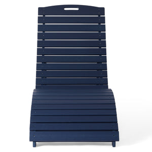 Key West Folding Pool Lounge Chair with Wheels