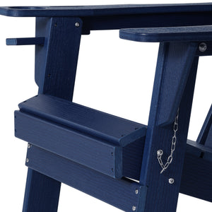 Chatham All-Weather Outdoor Folding Adirondack Chair with Cup Holder