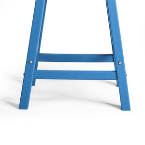 Stockholm All-Weather Outdoor Saddle Counter Stool (24" Height)
