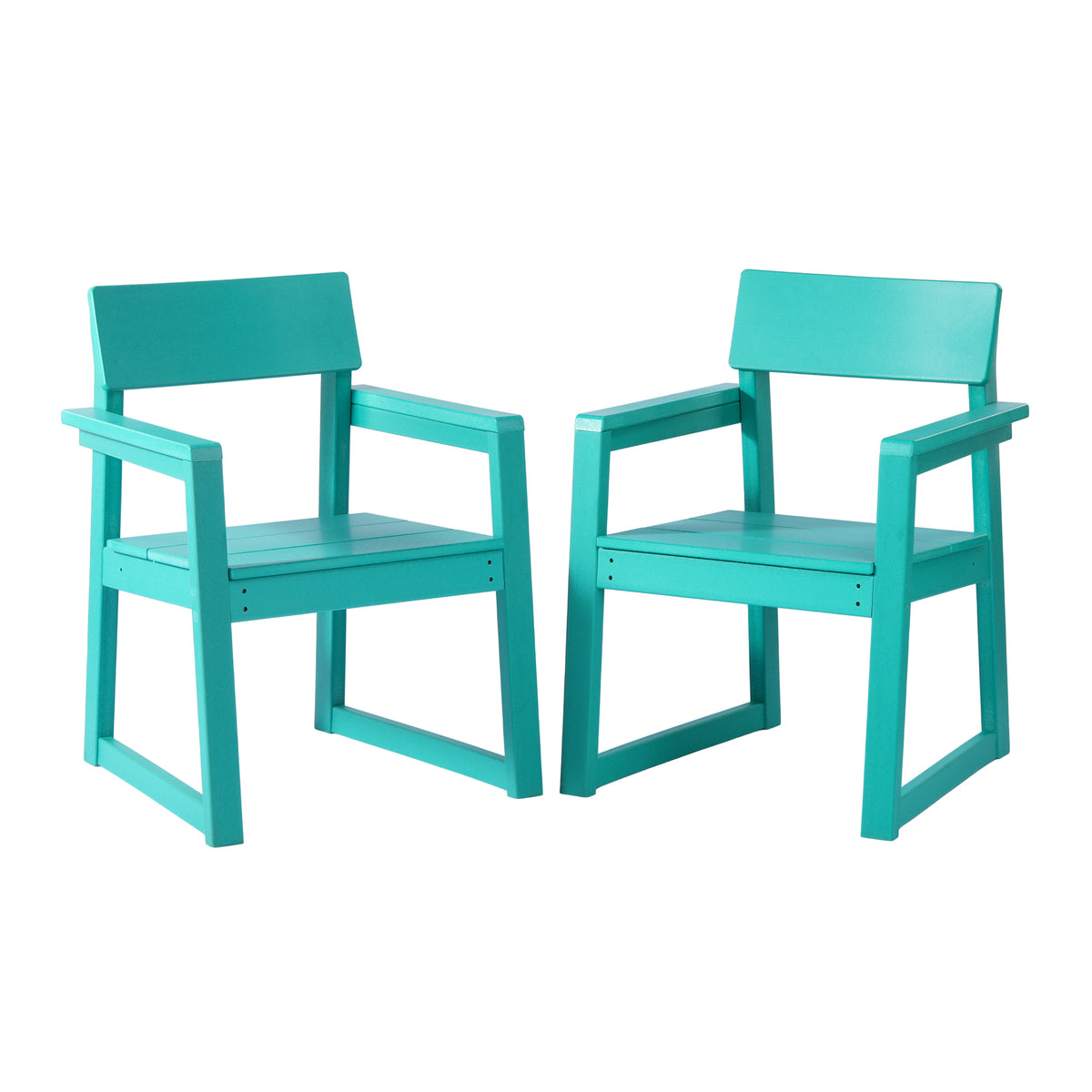 Palmetto Outdoor Dining Arm Chair (Set of 2)