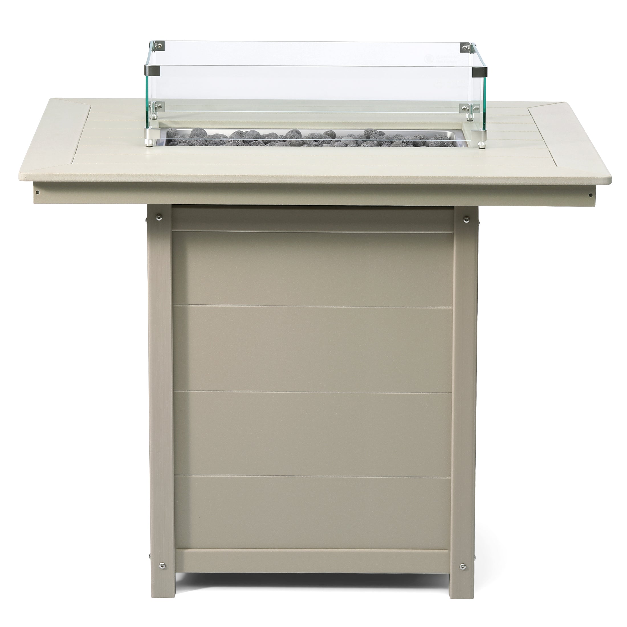 Sedona Rectangular 34" X 46" Counter Fire Pit Table