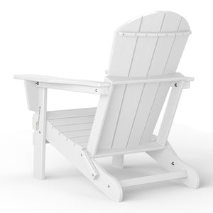 Chatham All-Weather Outdoor Folding Adirondack Chair with Cup Holder