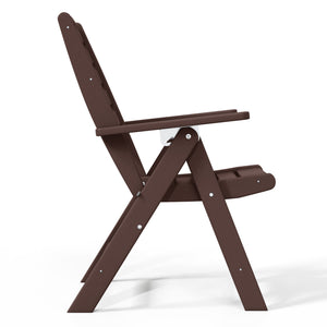 Aarhus Folding High back Dining Chair (Set of 2)