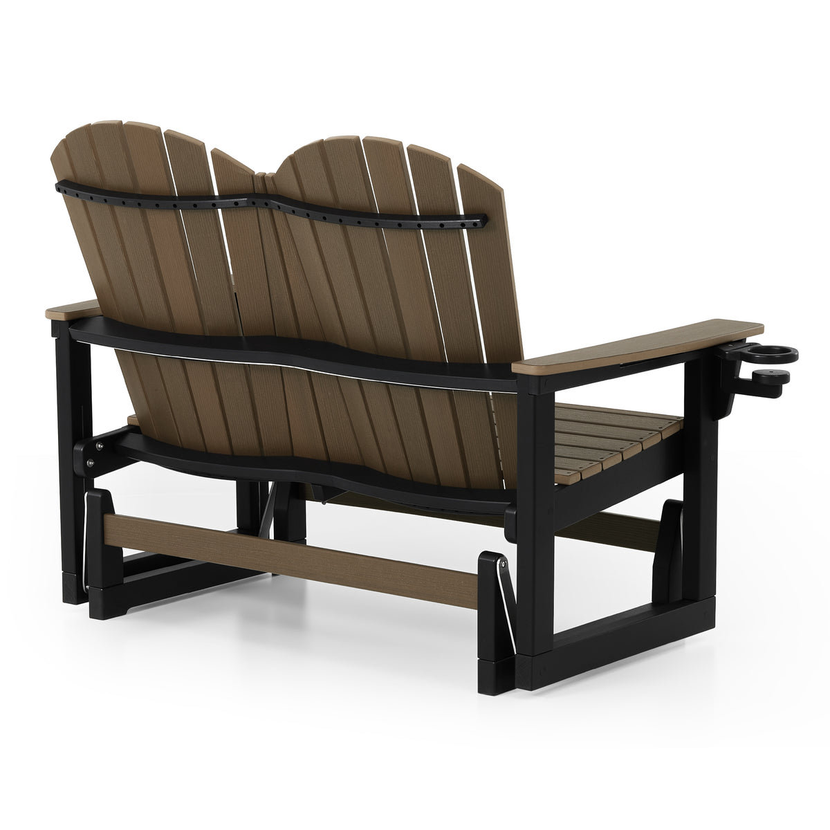 Adirondack 52“ Glider With Cup Holder