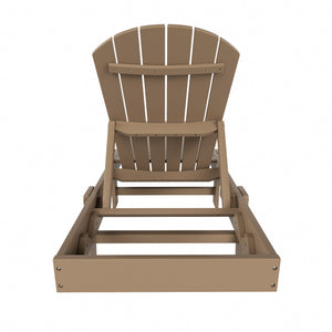 Westport Classic All-Weather Outdoor Adirondack Reclining Sun Lounger