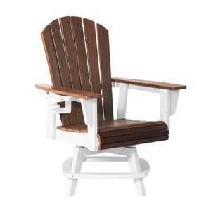 Heritage Ridge Adirondack Swivel Dining Chair With Cup Holder