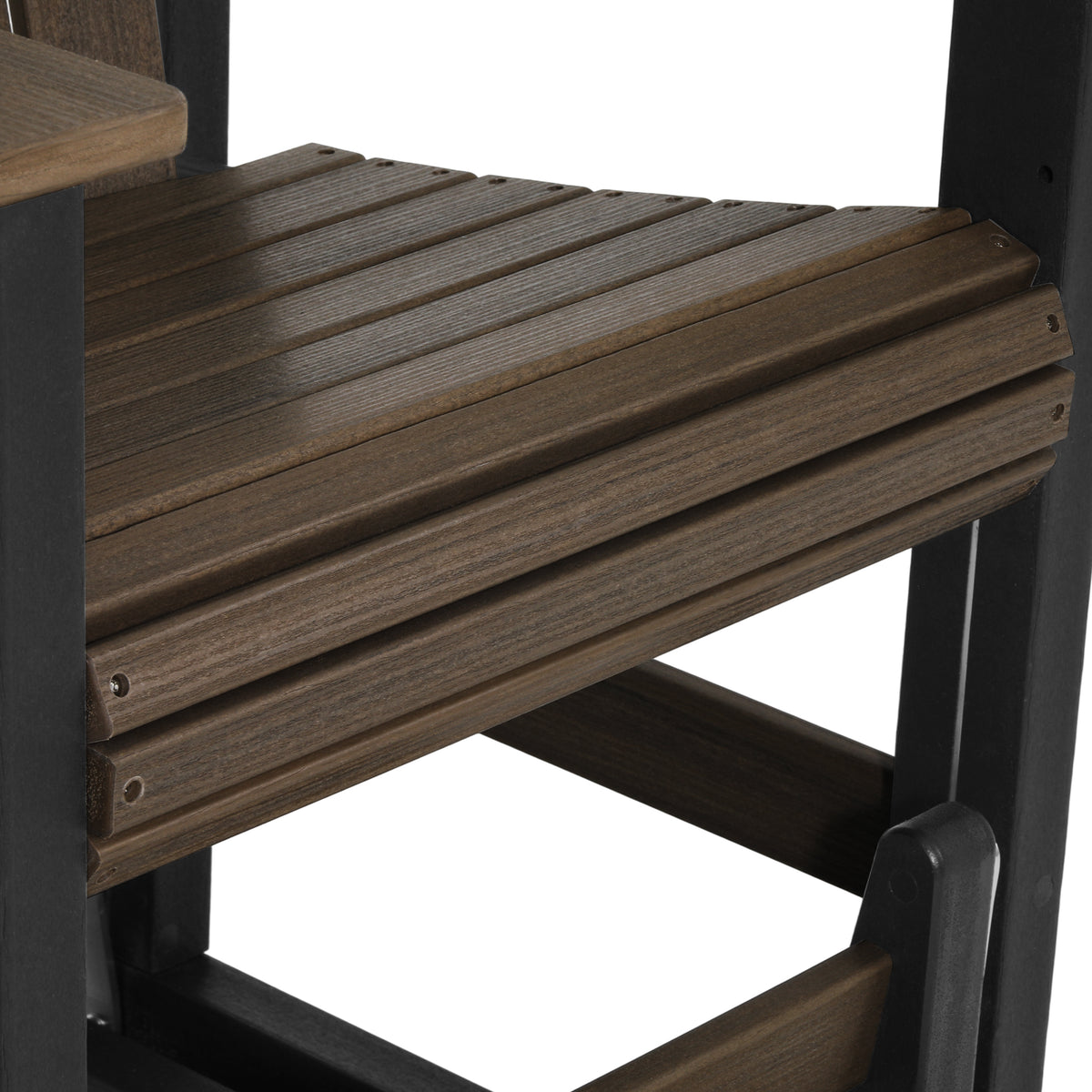 Adirondack Counter Glider With Cup Holder