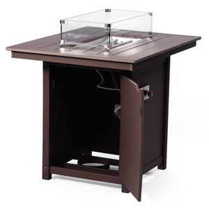 Sedona Rectangular 34" X 46" Counter Fire Pit Table