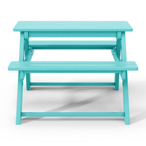 Tiny Terraces Kids' All-Weather Outdoor Picnic Table