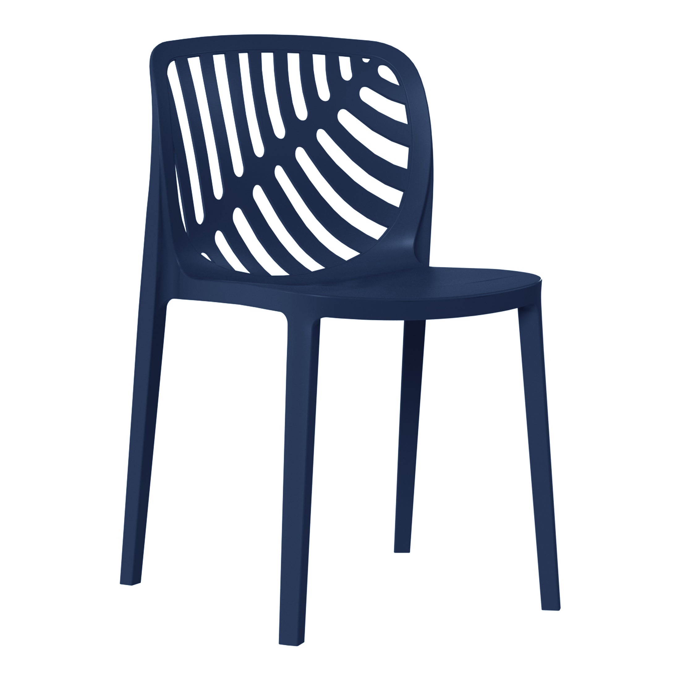 Patio Stacking Dining Side Chair (Set of 2)