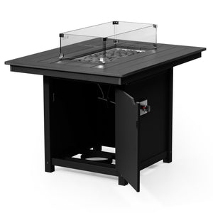 Sedona Rectangular 34" X 46" Dining Fire Pit Table