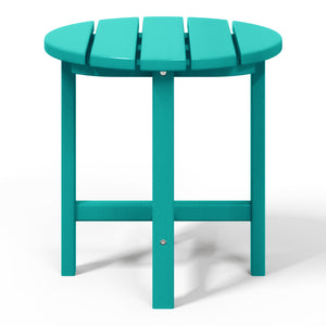 Tuscany All-Weather Outdoor Round Side Table (18" Height)