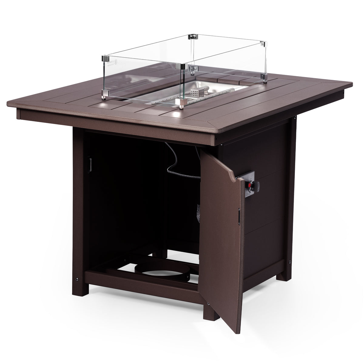 Sedona Rectangular 34" X 46" Dining Fire Pit Table