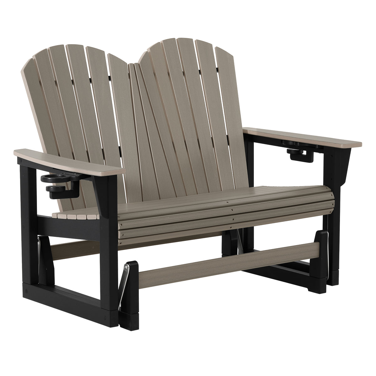 Adirondack 52“ Glider With Cup Holder