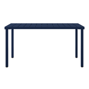 Polyform 59" x 35.4" Steel Rectangular Dining Table