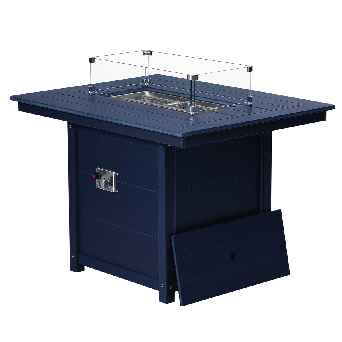 Sedona Rectangular 34" X 46" Dining Fire Pit Table