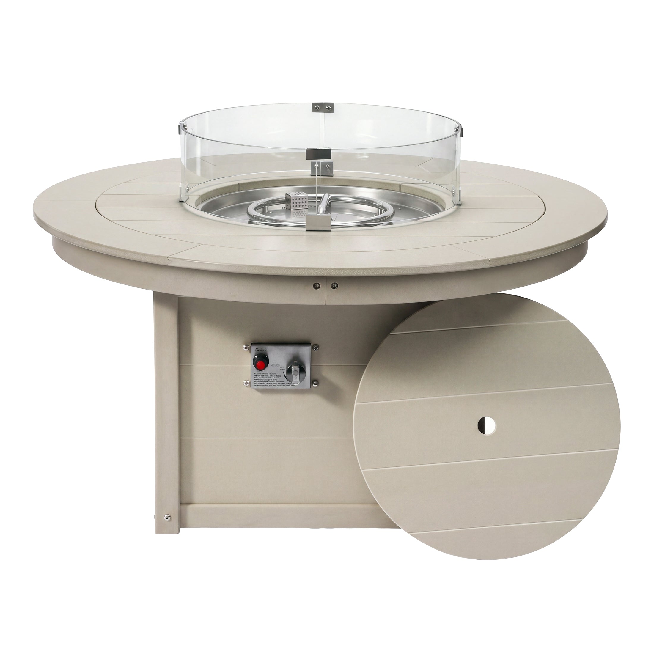 Sedona Round 47" Fire Pit Table