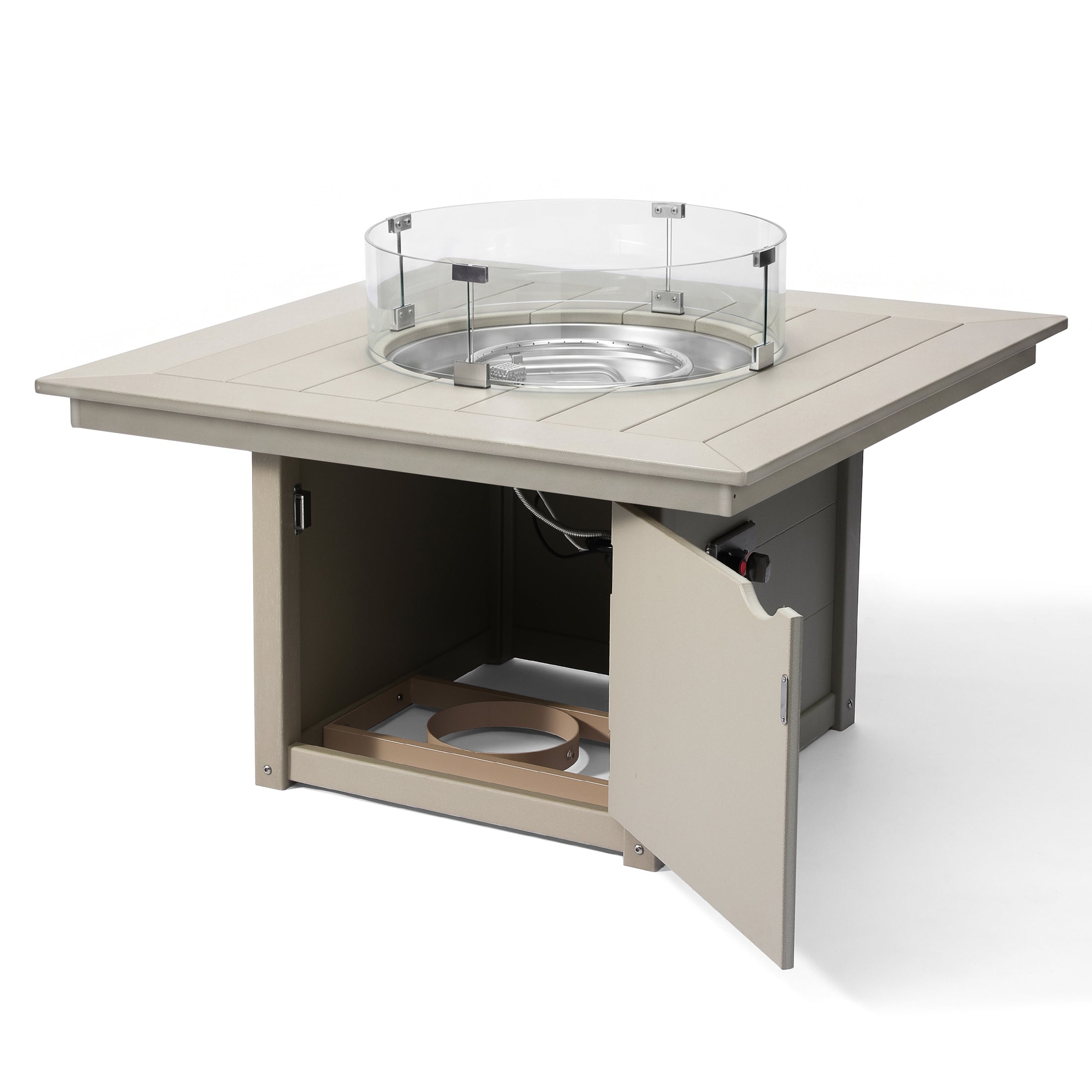 Sedona Square 42" Fire Pit Table