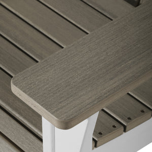 Adirondack Counter Glider With Cup Holder