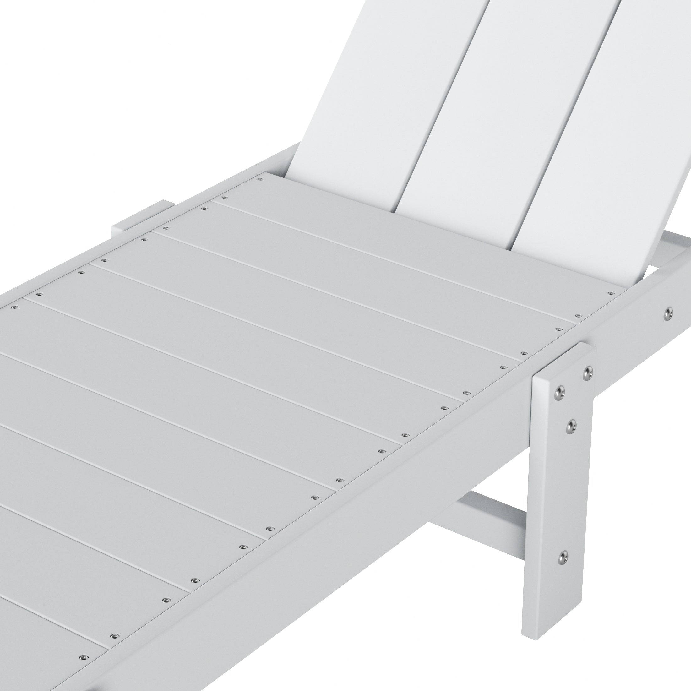 Malibu Modern All-Weather Outdoor Reclining Sun Lounger With Wheels