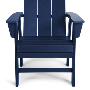 Malibu Modern All-Weather Outdoor Contoured Adirondack Dining Chair