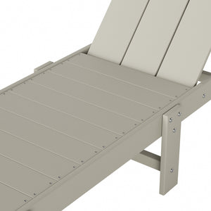Malibu Modern All-Weather Outdoor Reclining Sun Lounger With Wheels