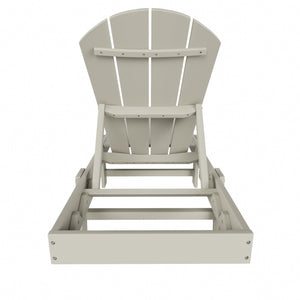 Chatham All-Weather Outdoor Adirondack Reclining Sun Lounger With Wheels
