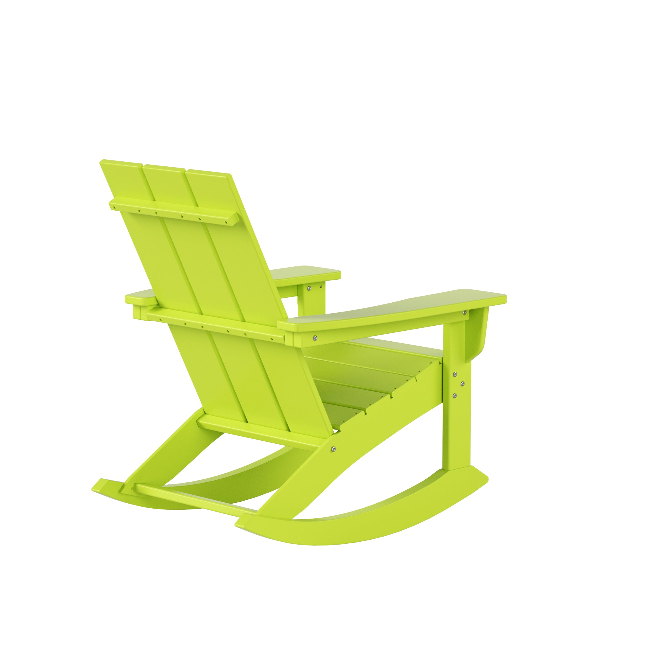 Malibu Modern All-Weather Outdoor Rocking Adirondack Chair