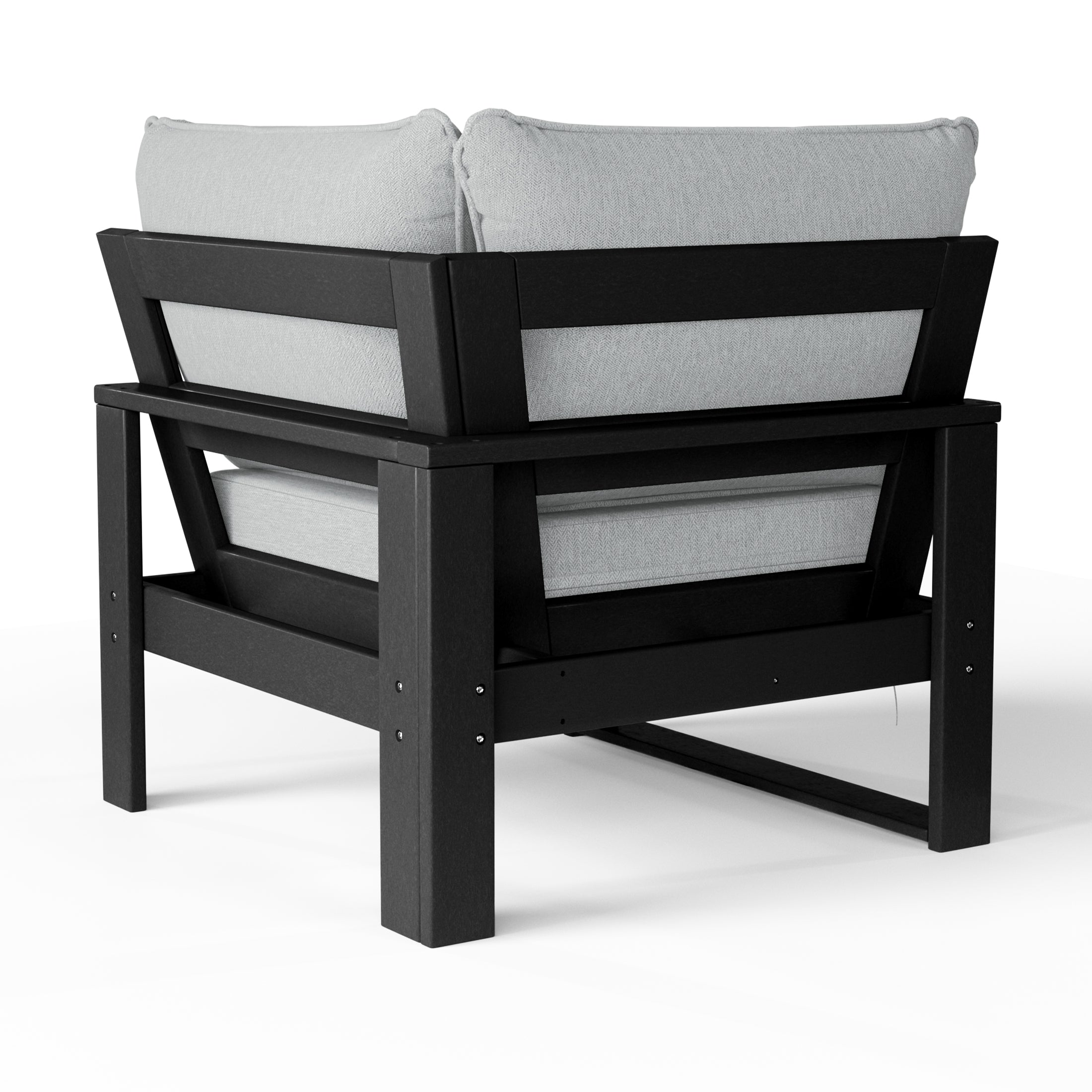 Signature All-Weather Outdoor Modular Patio Deep Seating Corner Chair (Corner Sectional Seat)