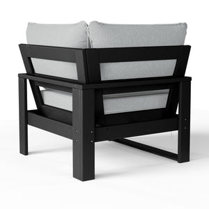 Signature All-Weather Outdoor Modular Patio Deep Seating Corner Chair (Corner Sectional Seat)