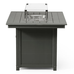 Sedona Rectangular 34" X 46" Dining Fire Pit Table