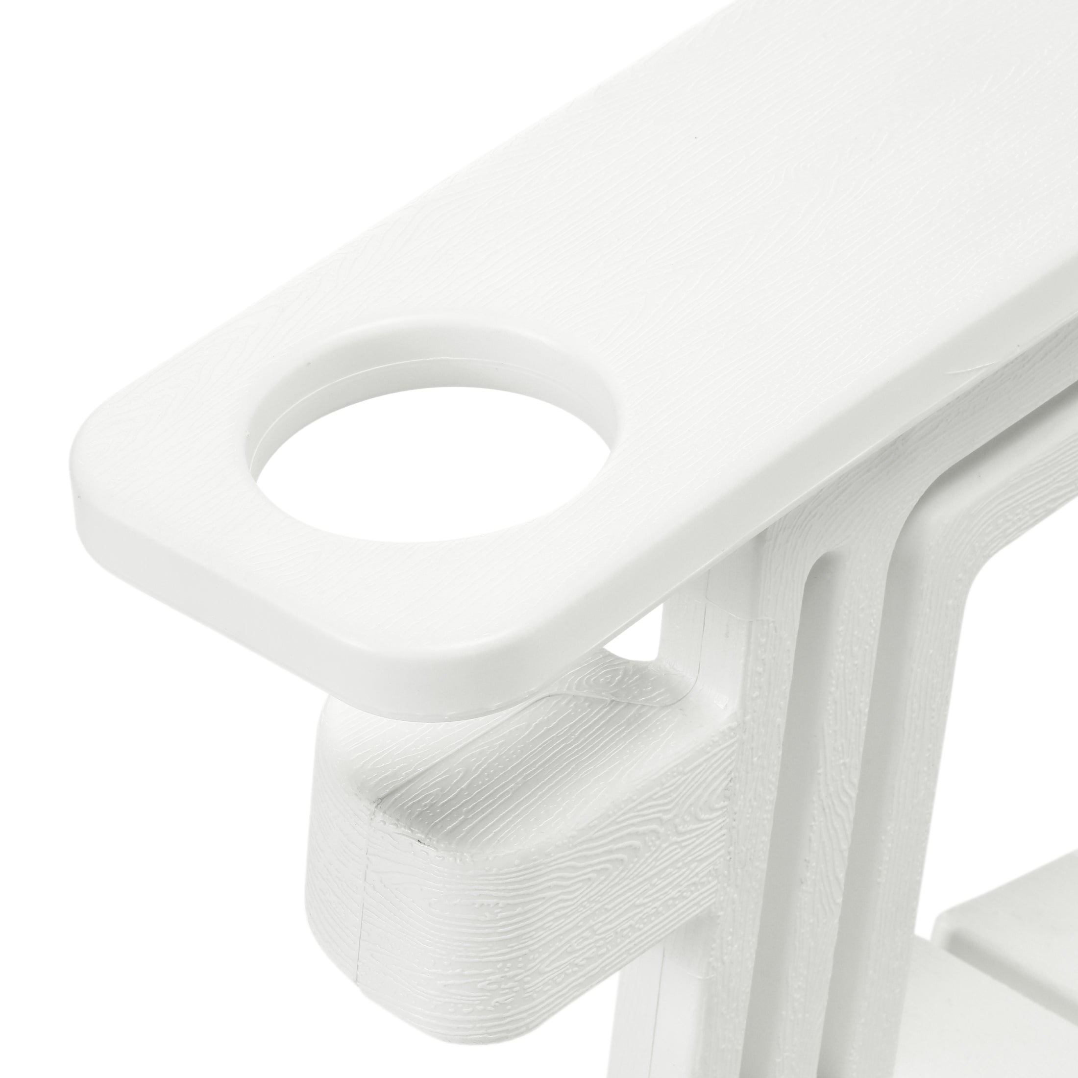 Set of Snap'n Lock Adirondack Chairs with Connecting Wedge Table (No Tools or Hardware)