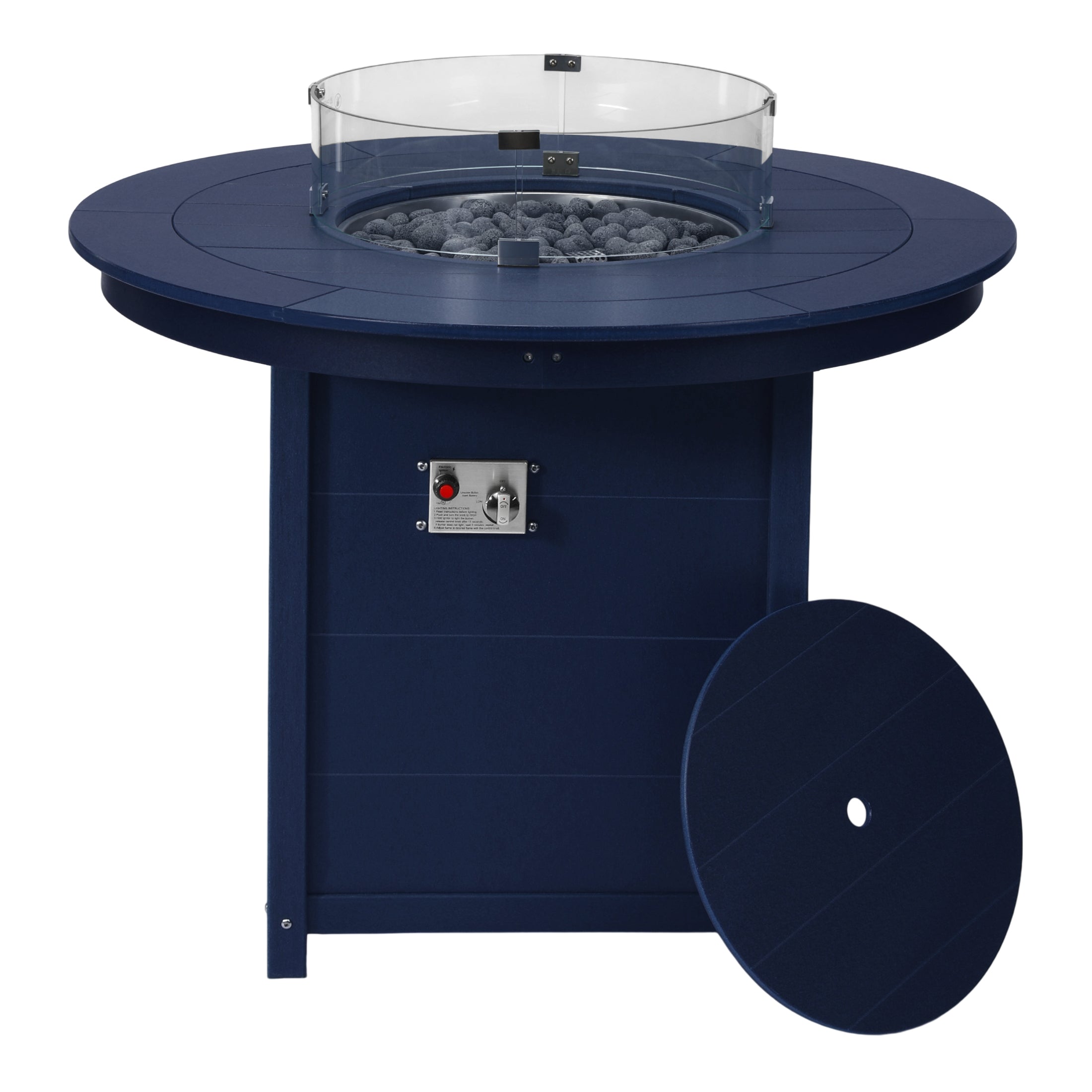 Sedona Round 47" Counter Fire Pit Table Top