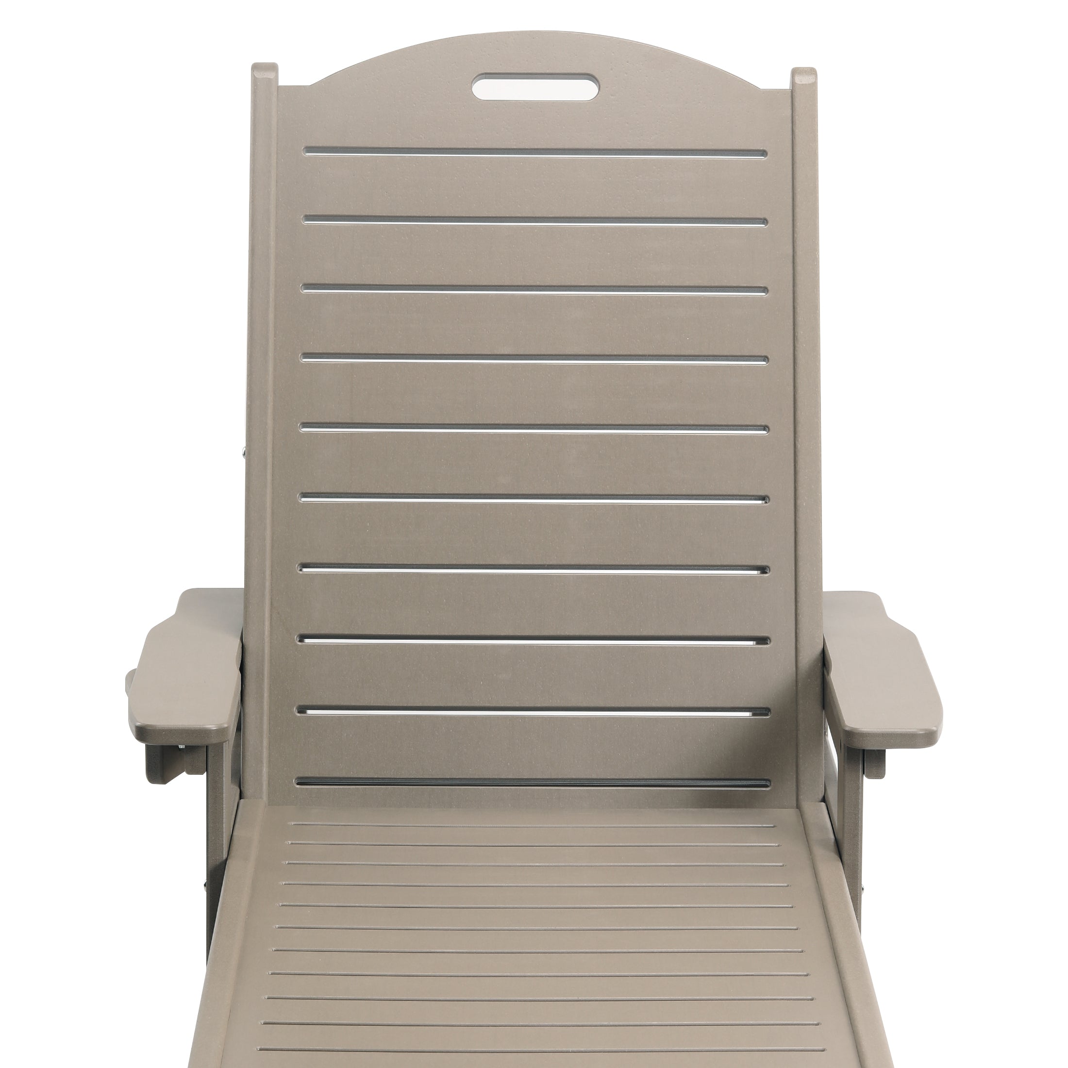 Santa Barbara Reclining Chaise Lounge with Cup Holder and Wheels