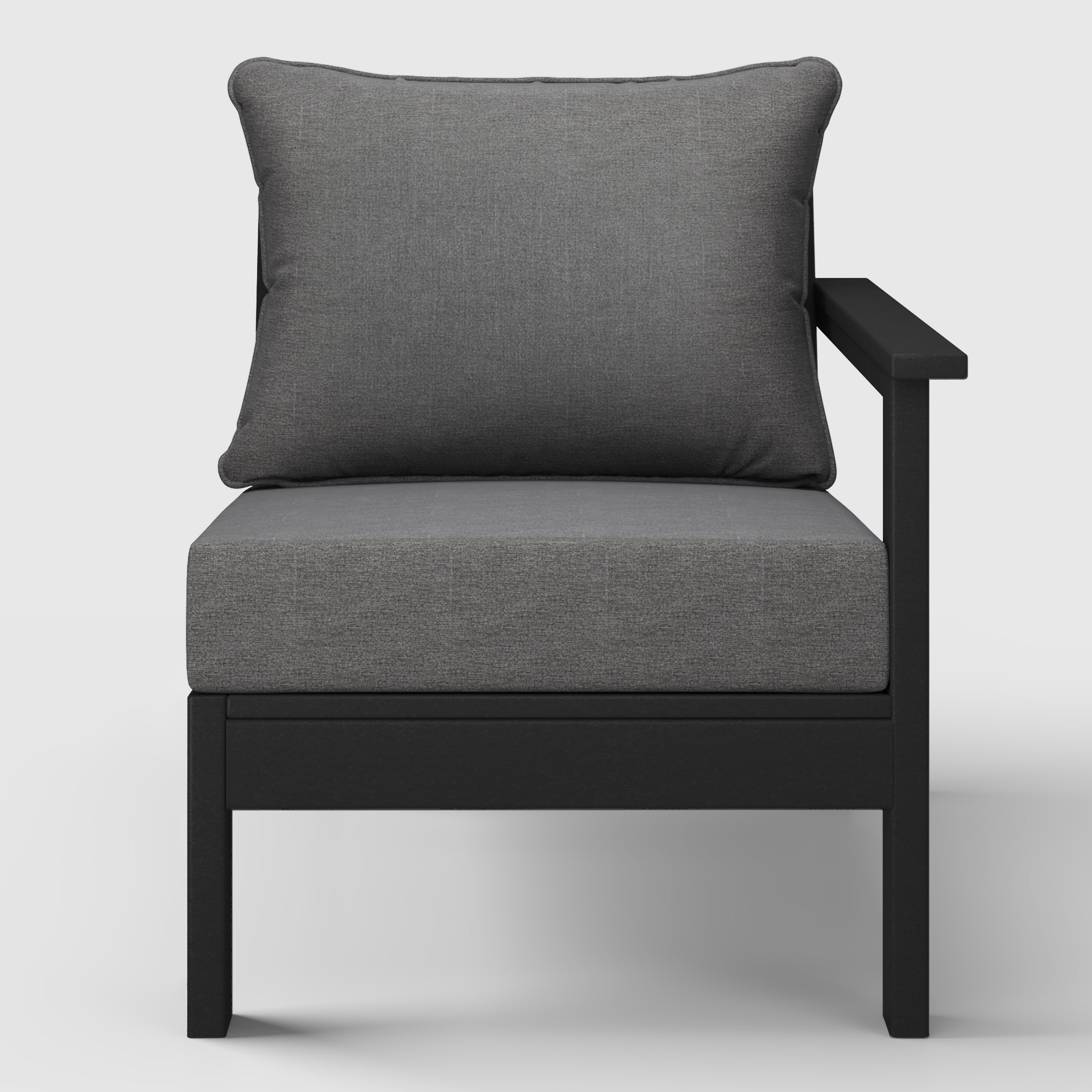 Scottsdale All-Weather Outdoor Modular Deep Seating Right Arm Chair (with Optional Cushions)