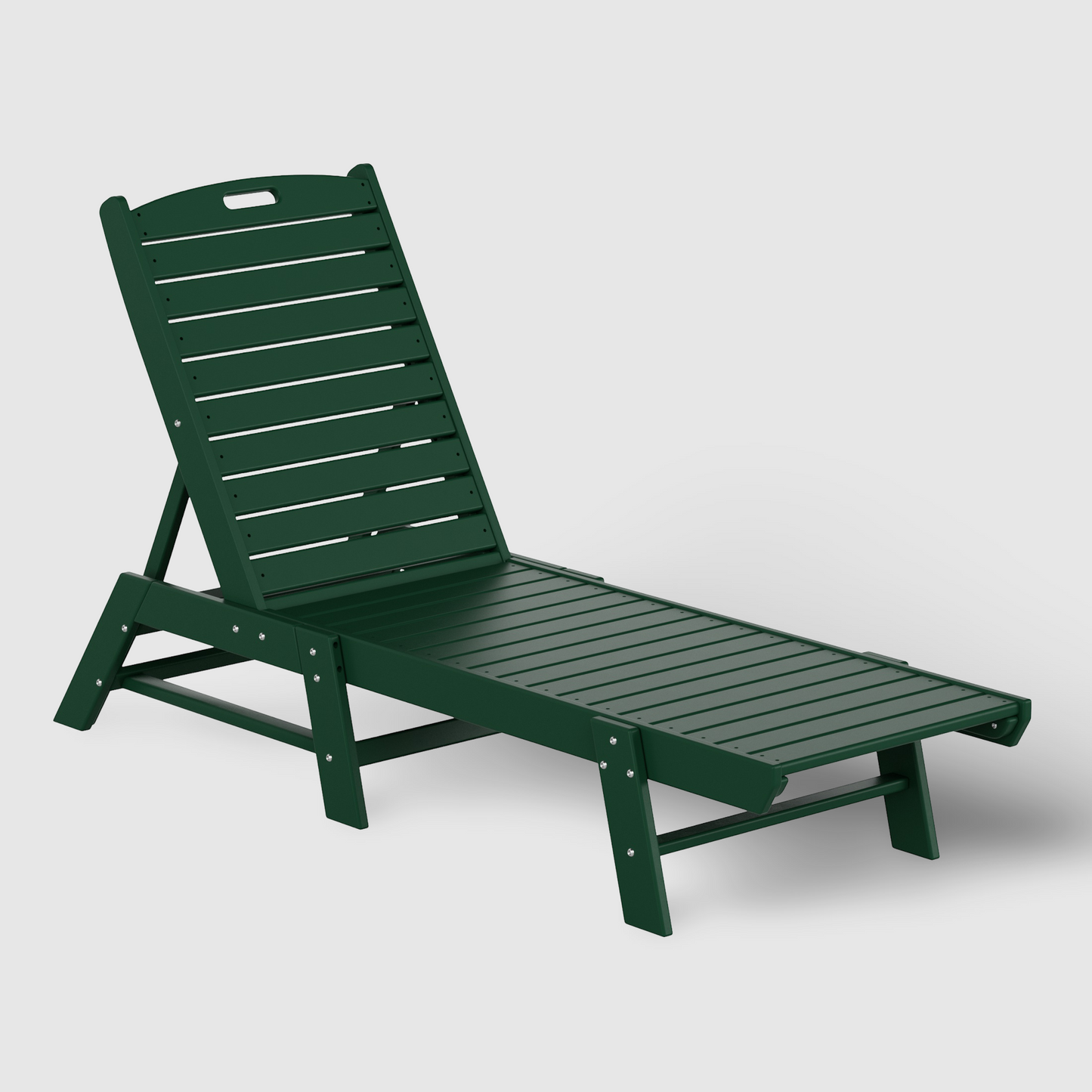 POLYTRENDS™ Santa Monica All-Weather Outdoor Reclining Sun Lounger