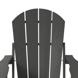 Chatham Folding Adjustable Adirondack Chair with Cup Holder and Hideaway Ottoman