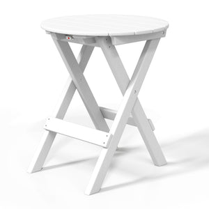 Tuscany All-Weather Outdoor Patio Round Folding Dining Table (24" Top)